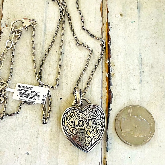 Brighton Romanza reversible heart lock necklace. - Picture 3 of 3